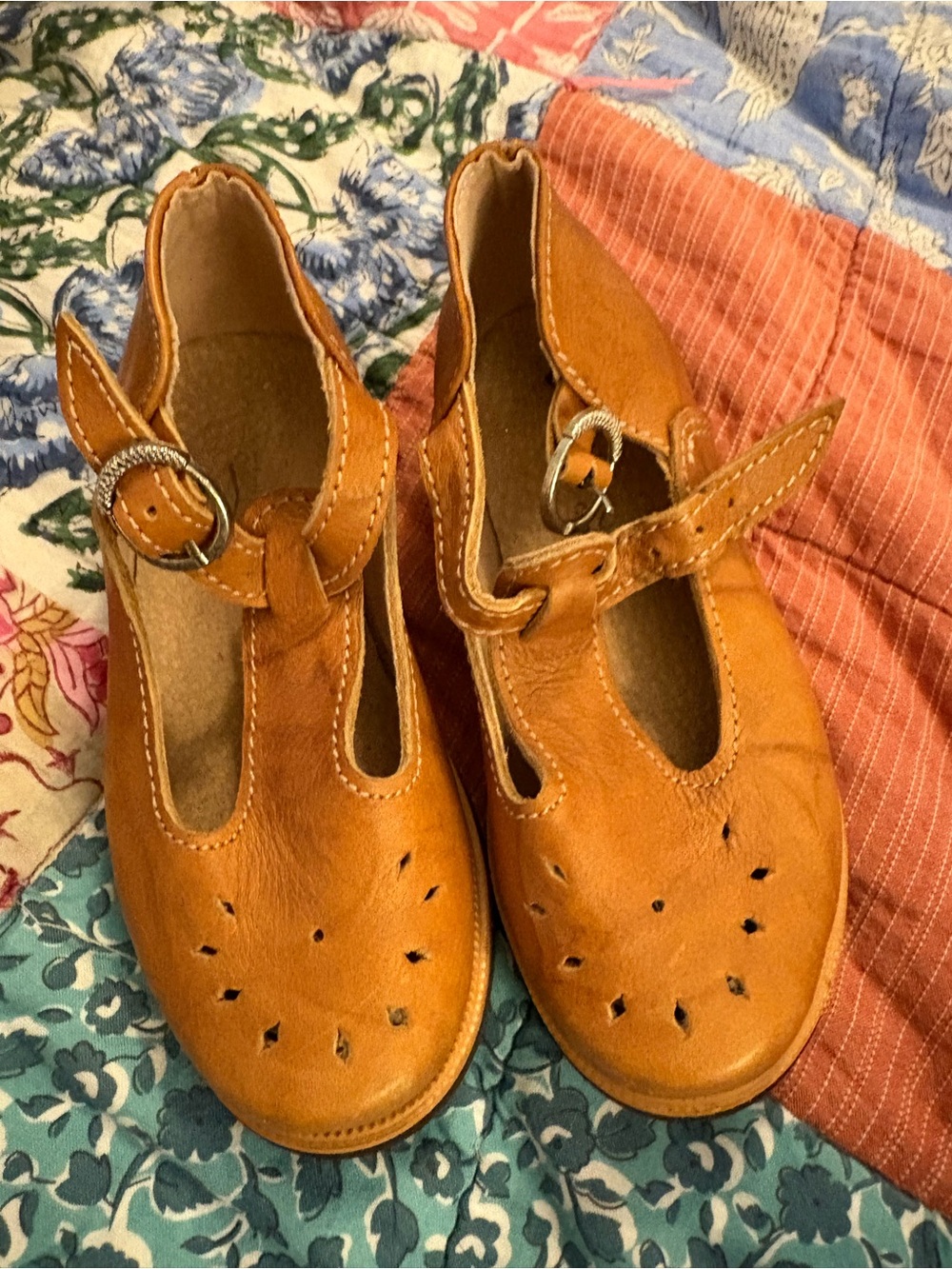 The Humble Soles Leather T-Strap Shoes